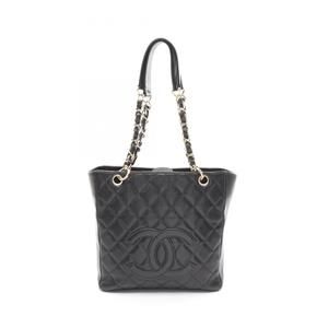 CHANEL Matelasse PST Tote Bag Caviar Skin (Grained Calf) Women's Black A20994